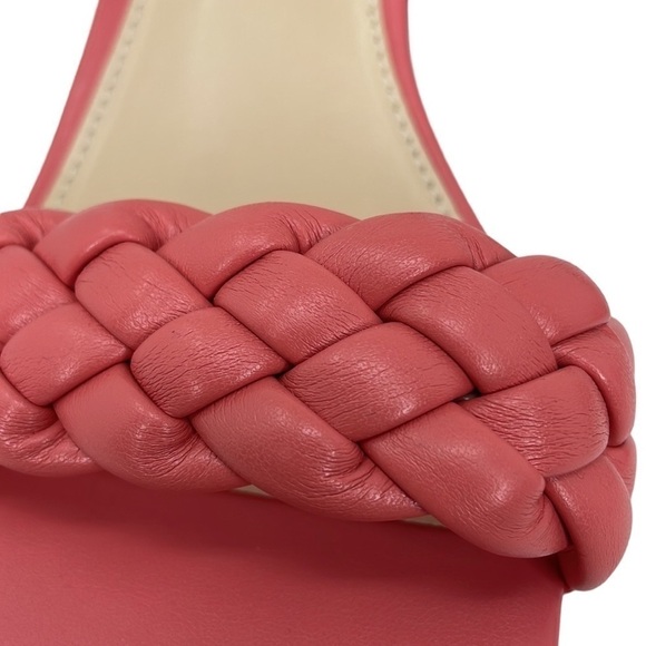 LIZ CLAIBORNE SANDALS NWT Pink Open Toes Strappy Braided 9.5 9 1/2 - Picture 11 of 12
